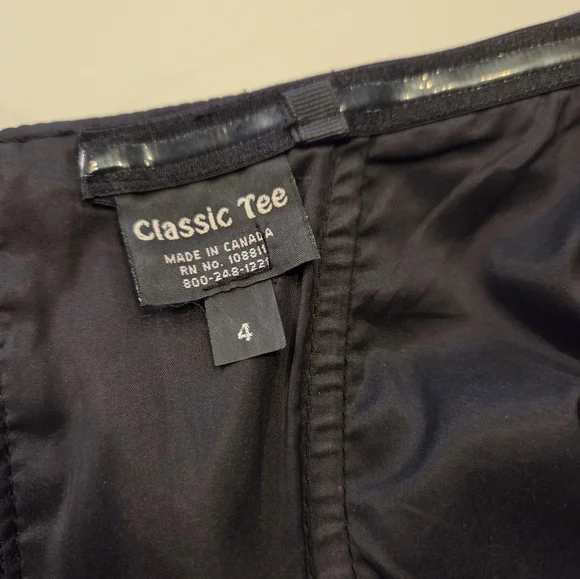 Strapless Leather Detailed Sexy Goth Mini Dress - Picture 6 of 8